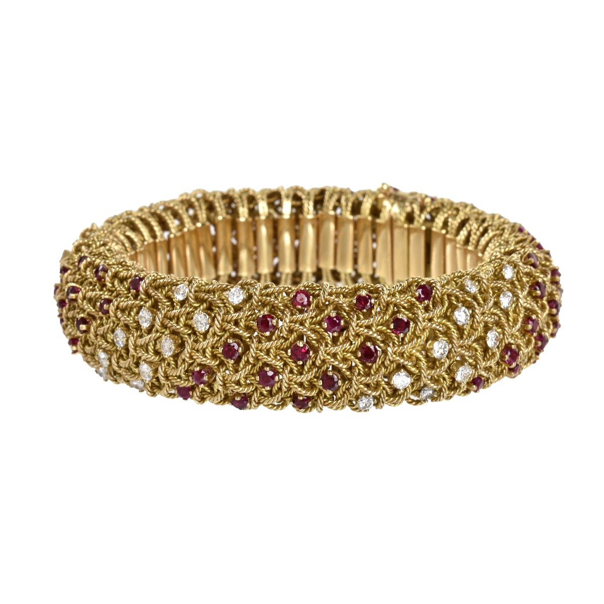 Ruby, Diamond and 18K Bracelet