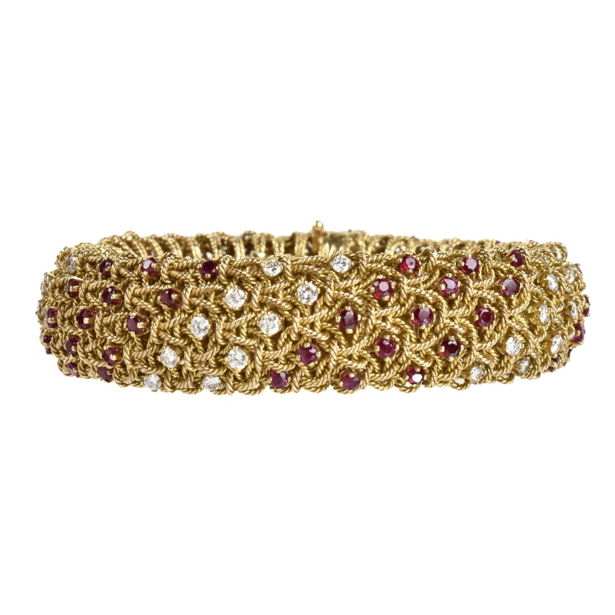 Ruby, Diamond and 18K Bracelet