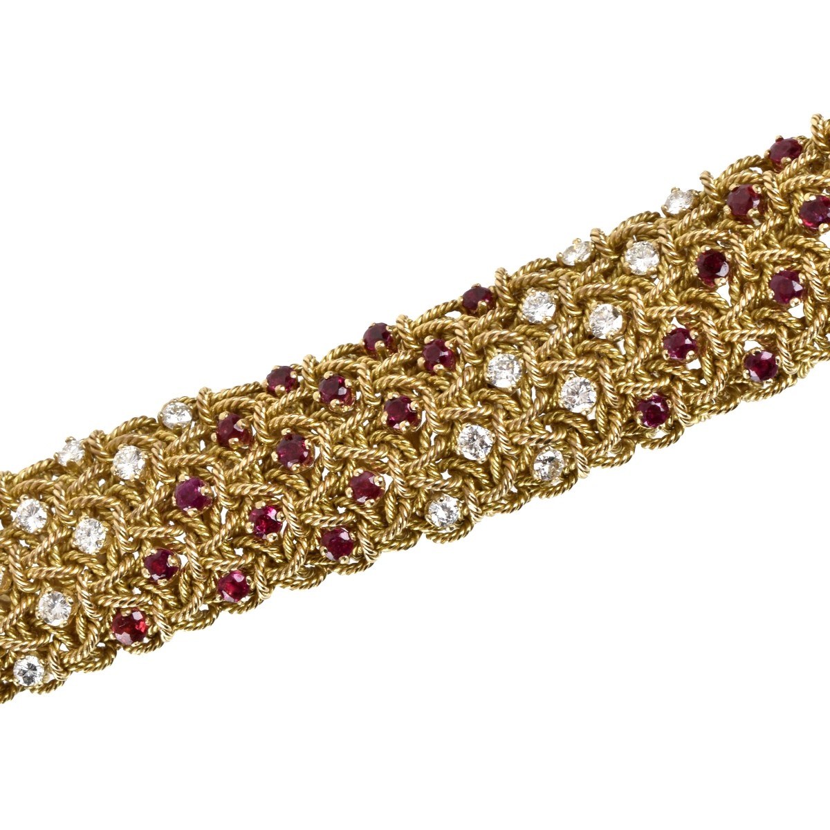 Ruby, Diamond and 18K Bracelet