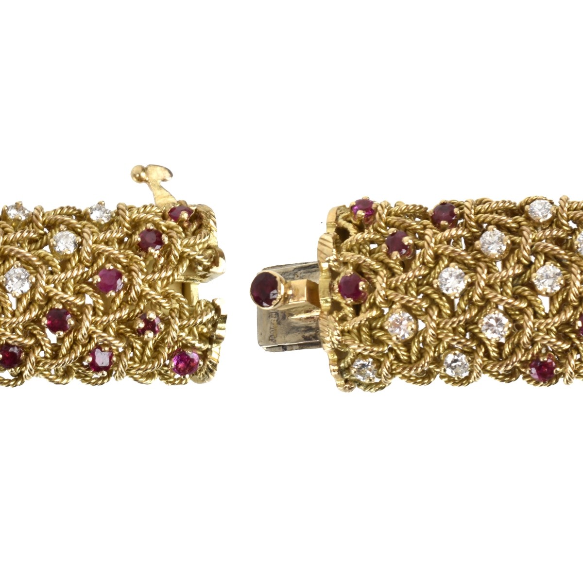 Ruby, Diamond and 18K Bracelet