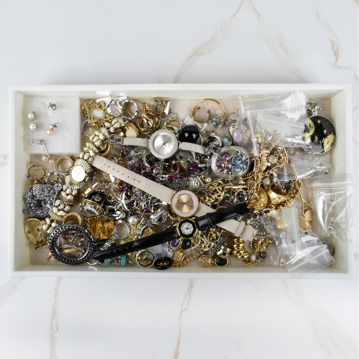 Box Lot of Fashion Jewelry