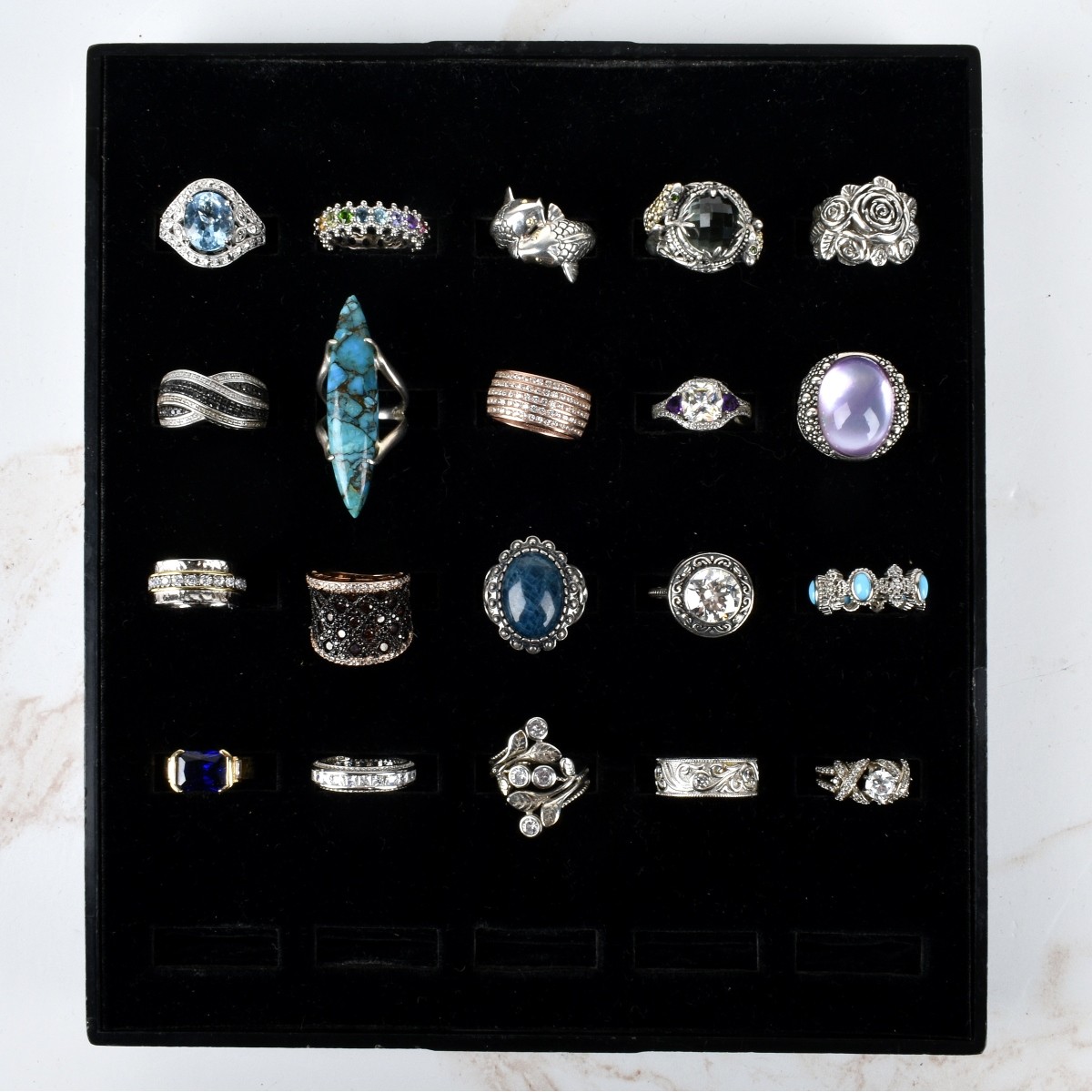 Collection of Sterling Silver Rings