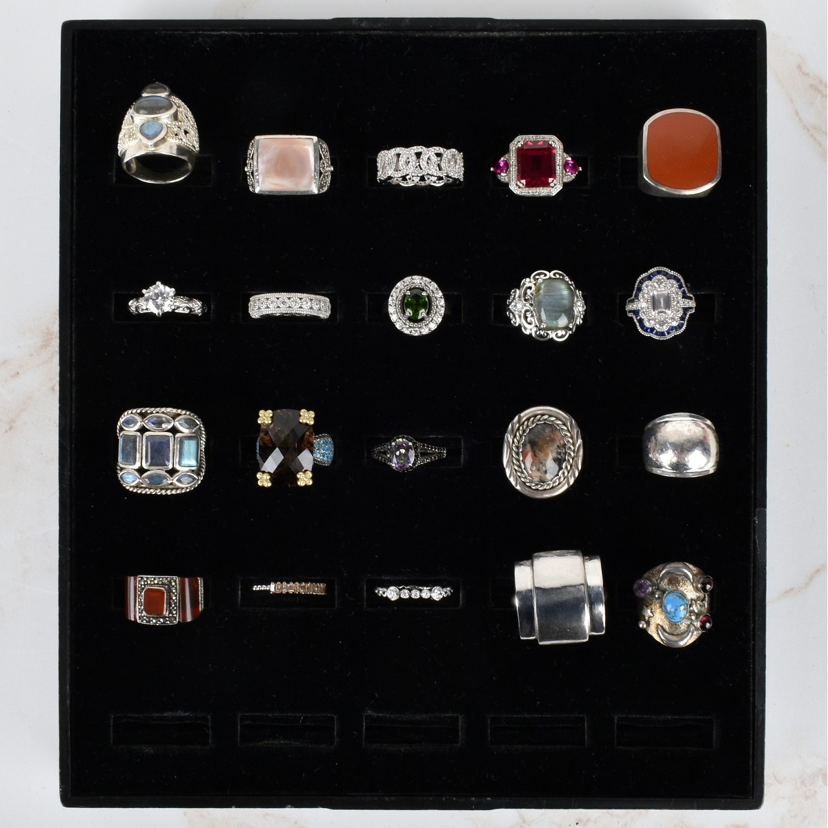 Collection of Sterling Silver Rings