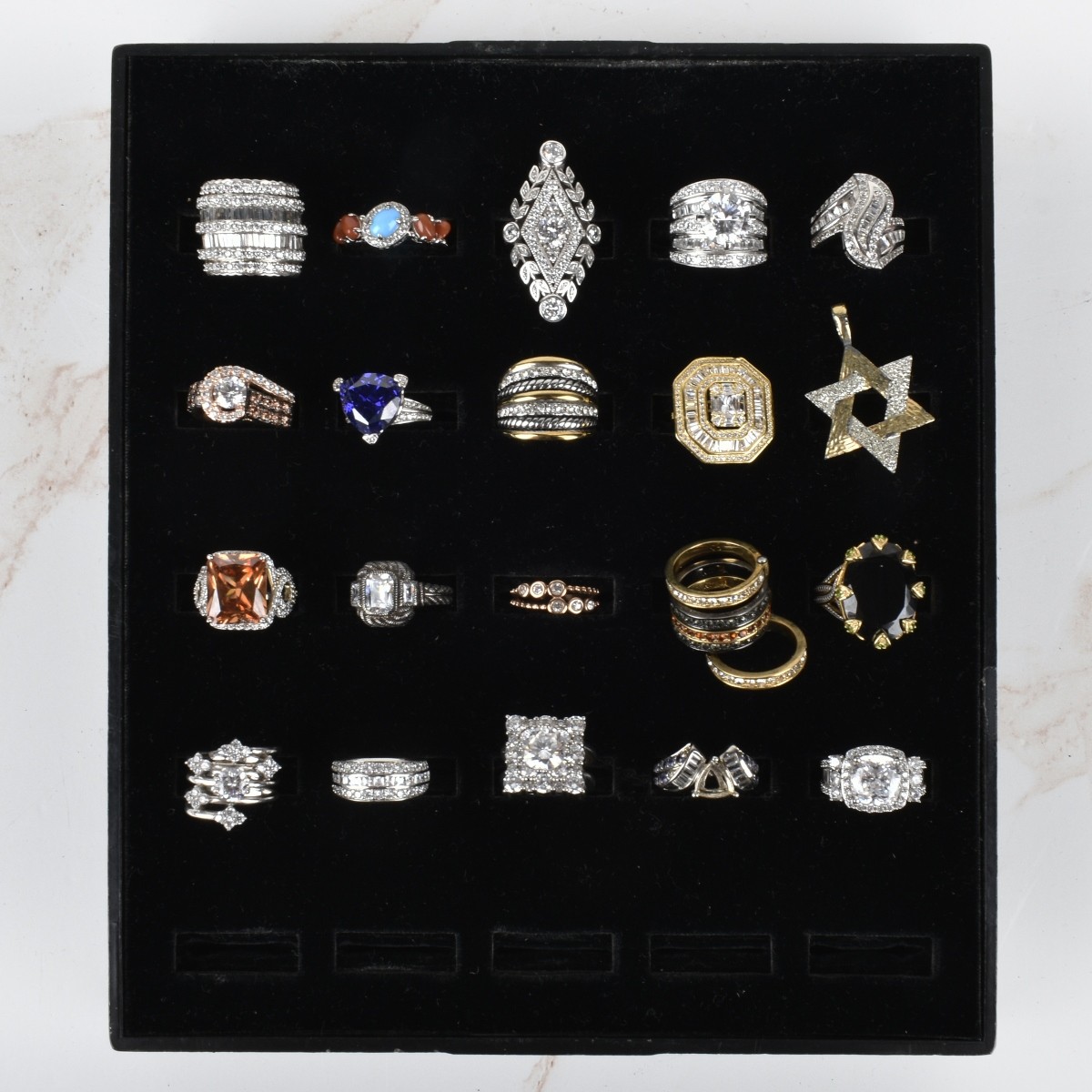 Collection of Sterling Silver Rings