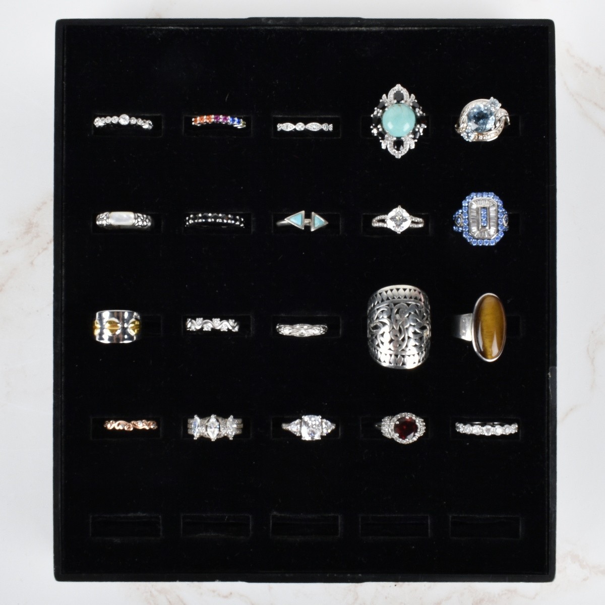 Collection of Sterling Silver Rings