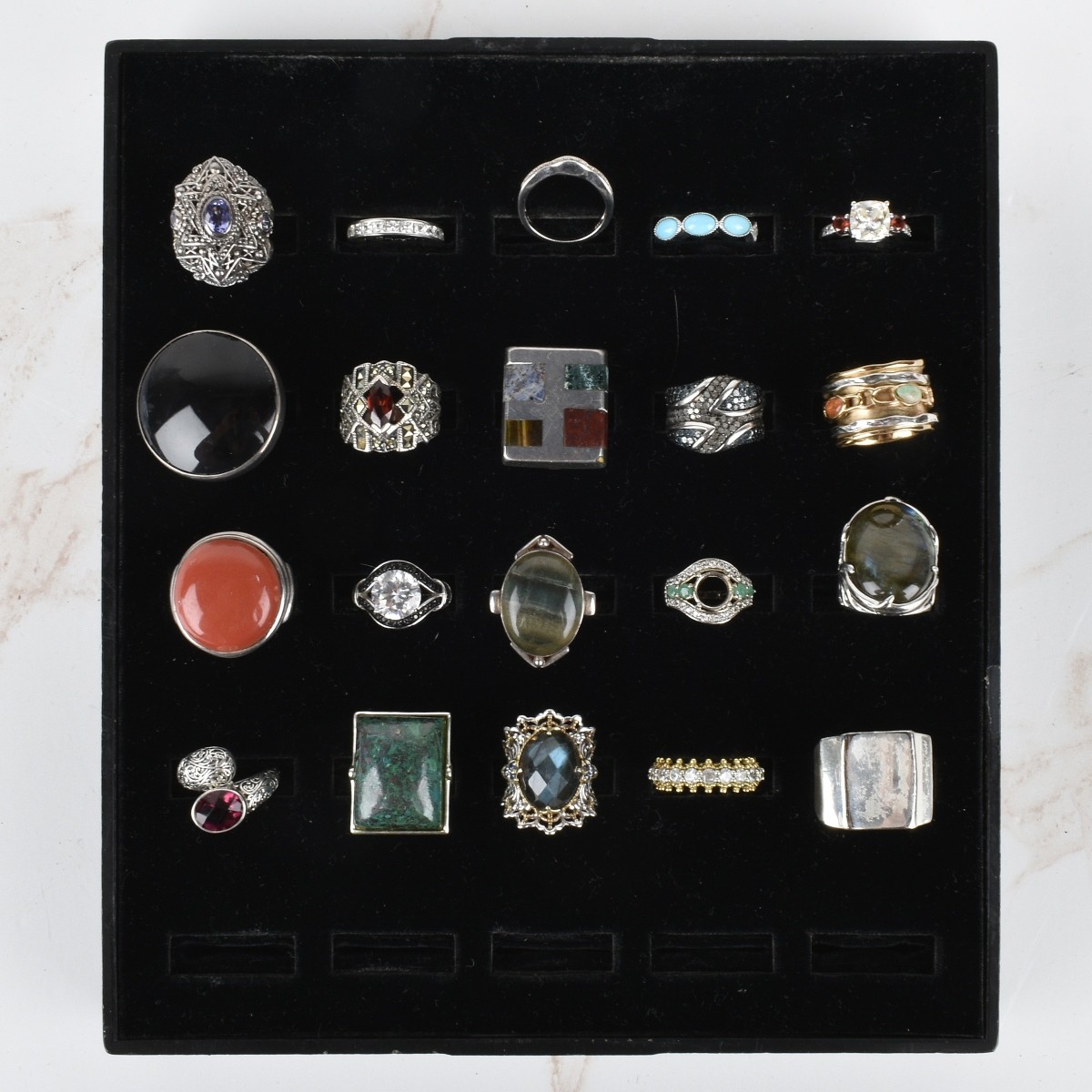 Collection of Sterling Silver Rings