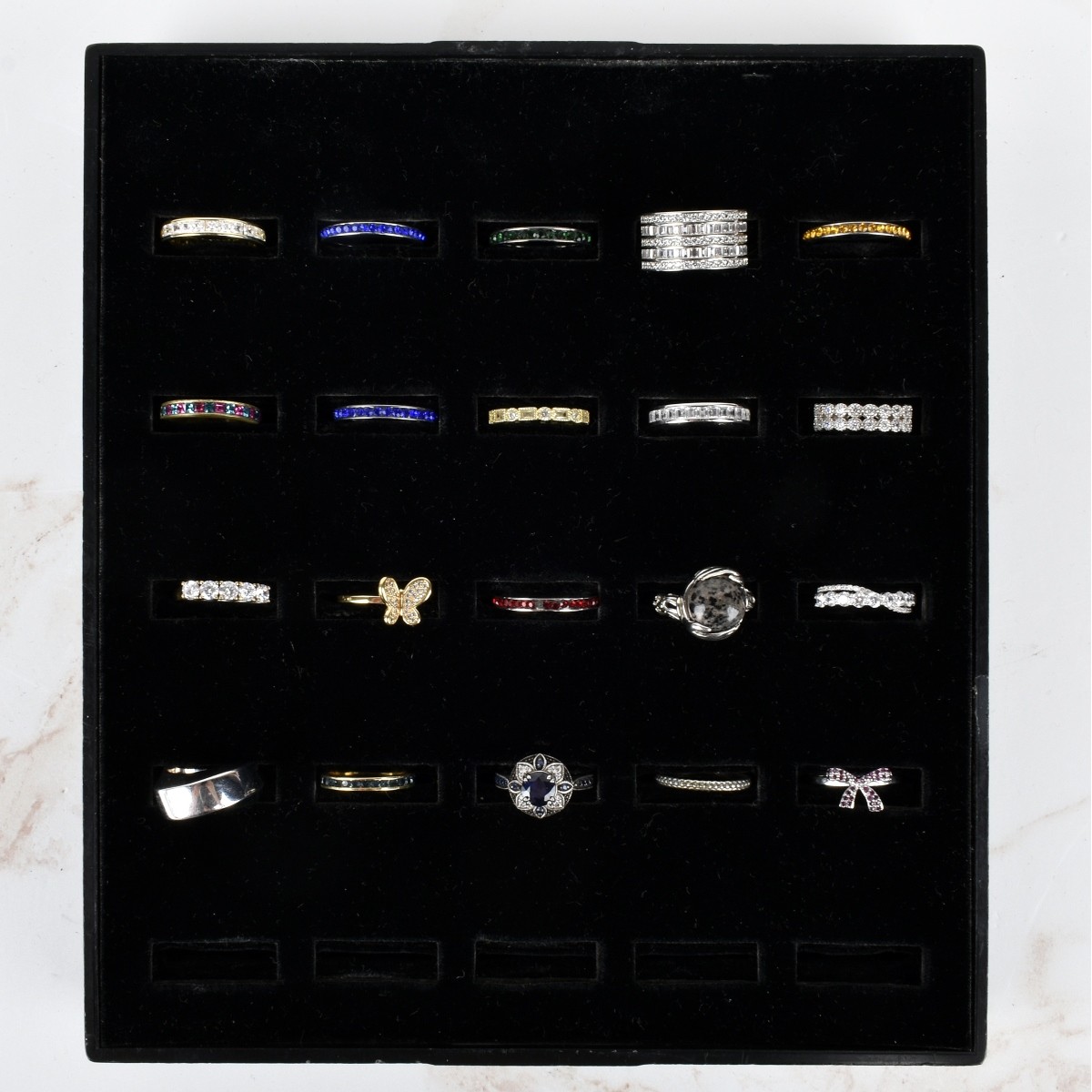 Collection of Vintage Sterling Silver Rings