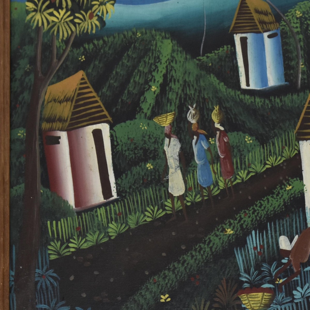 Signed Vintage Haitian Art