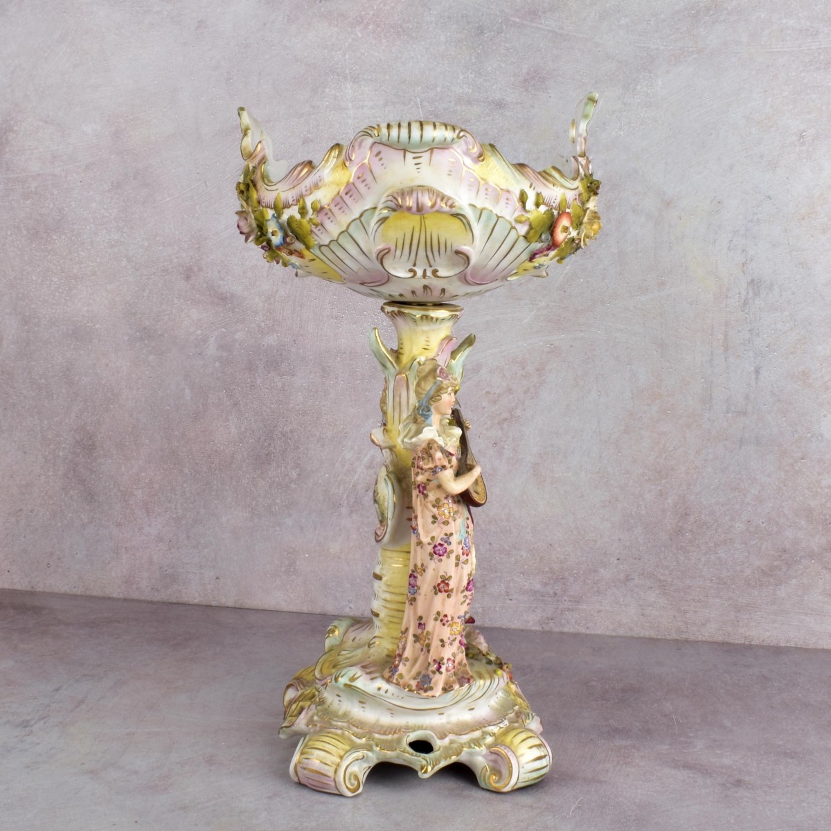 Royal Vienna Figural Compote