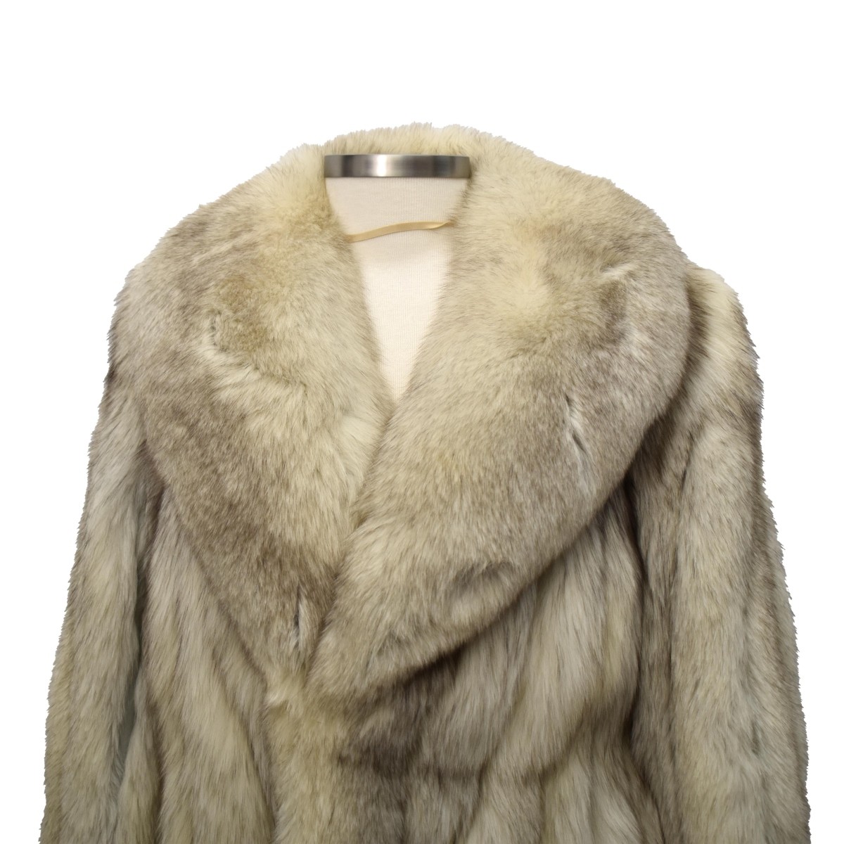 White Fox Fur Jacket