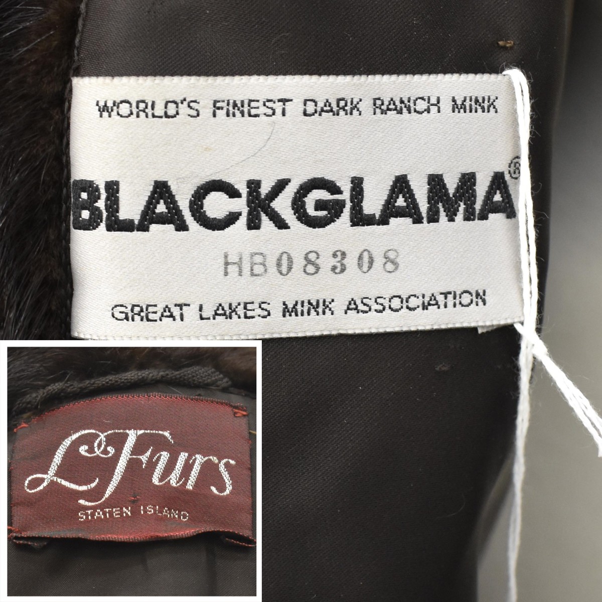 BLACKGLAMA Ranch Mink Coat