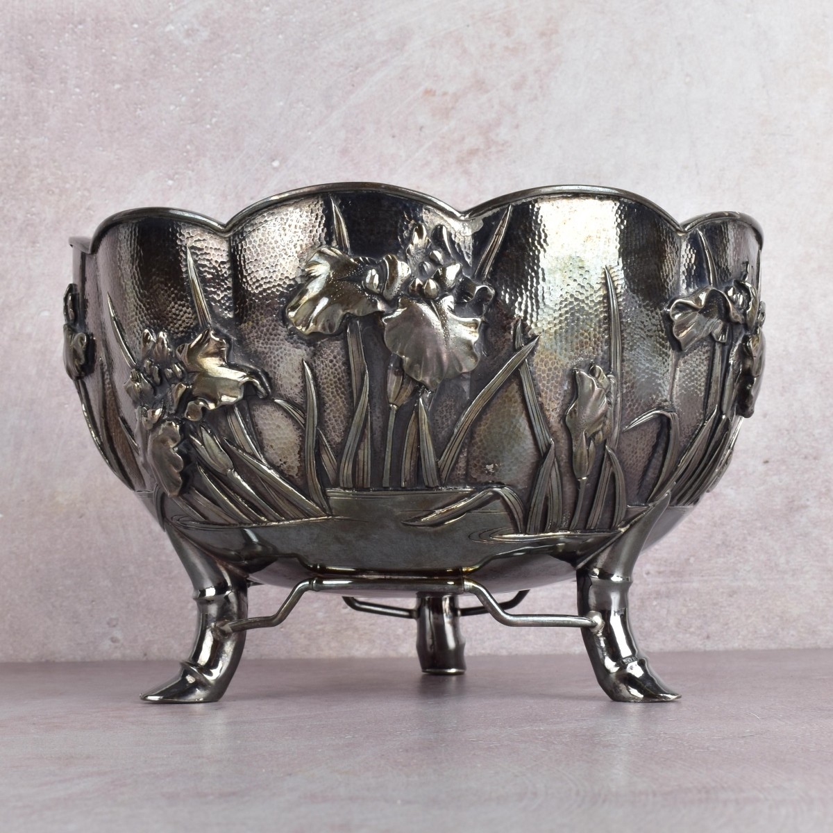 Nomura Workshop Silver Repousse Bowl