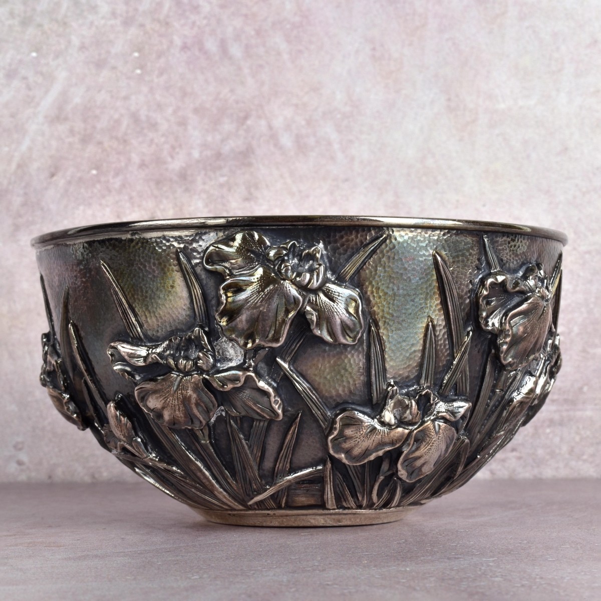 Watanabe Workshop Silver Repousse Bowl