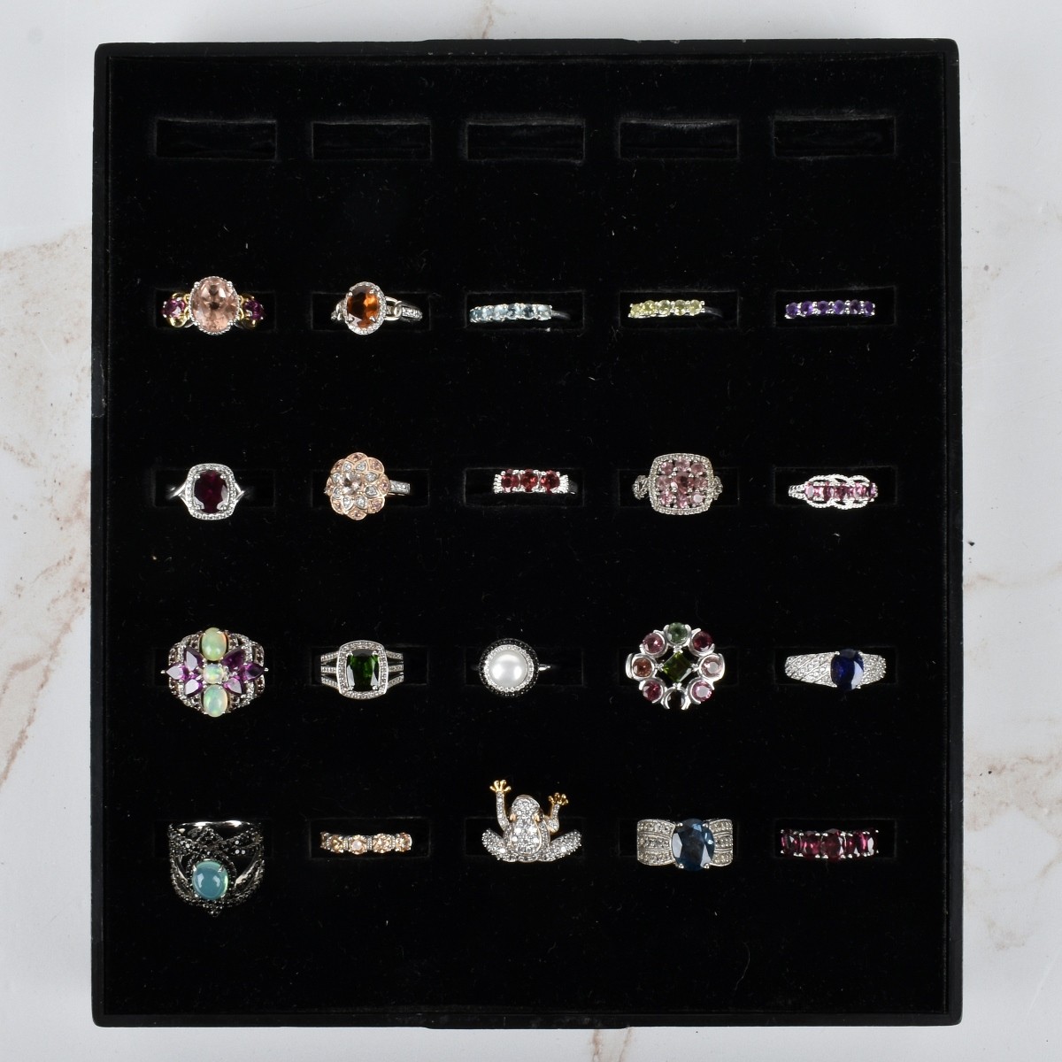 Collection of Vintage Sterling Silver Rings