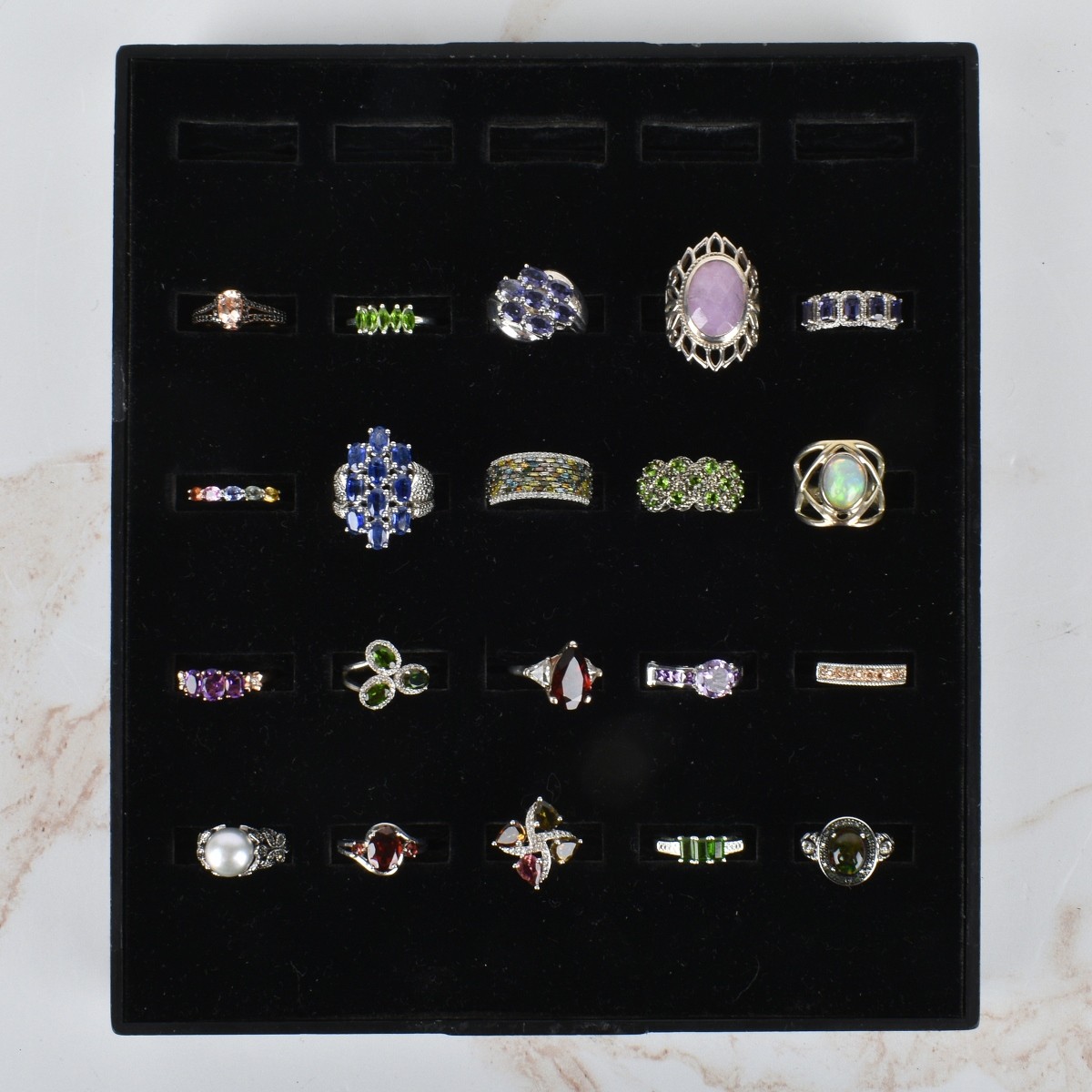 Collection of Vintage Sterling Silver Rings