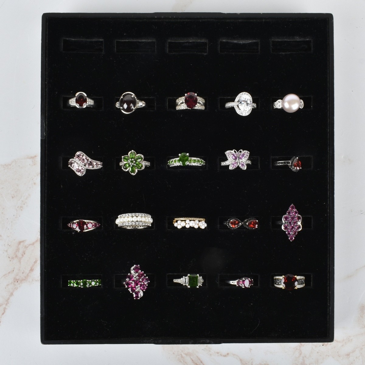 Collection of Vintage Sterling Silver Rings