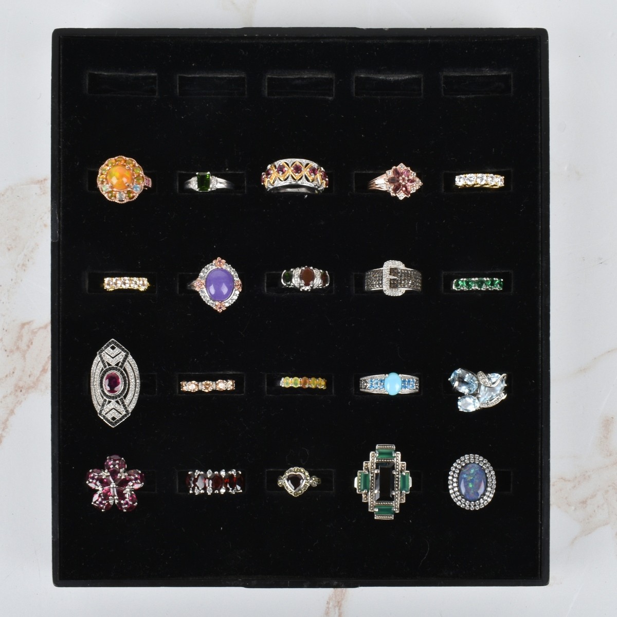 Collection of Vintage Sterling Silver Rings