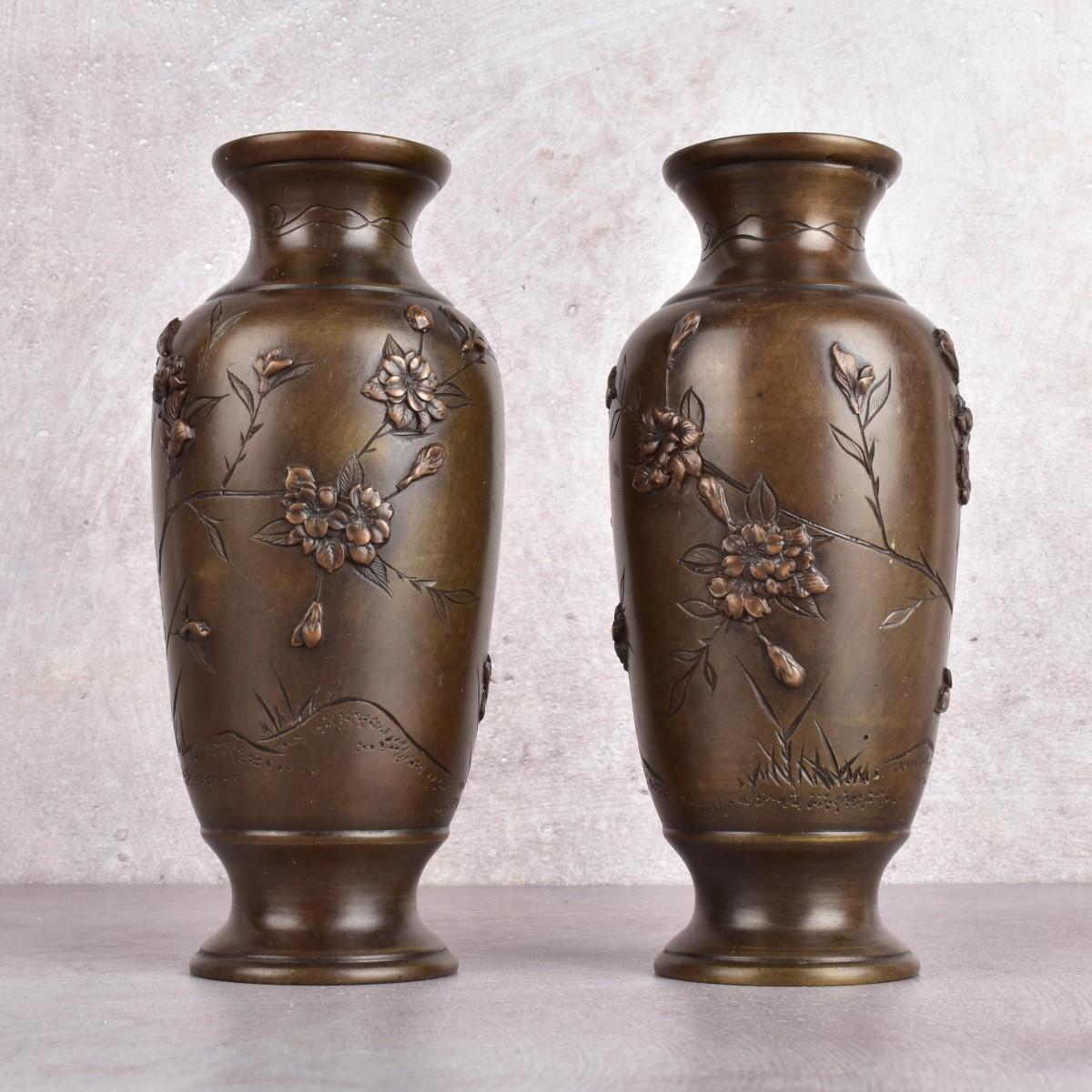 Japanese Meiji Period (1868-1912) Vases