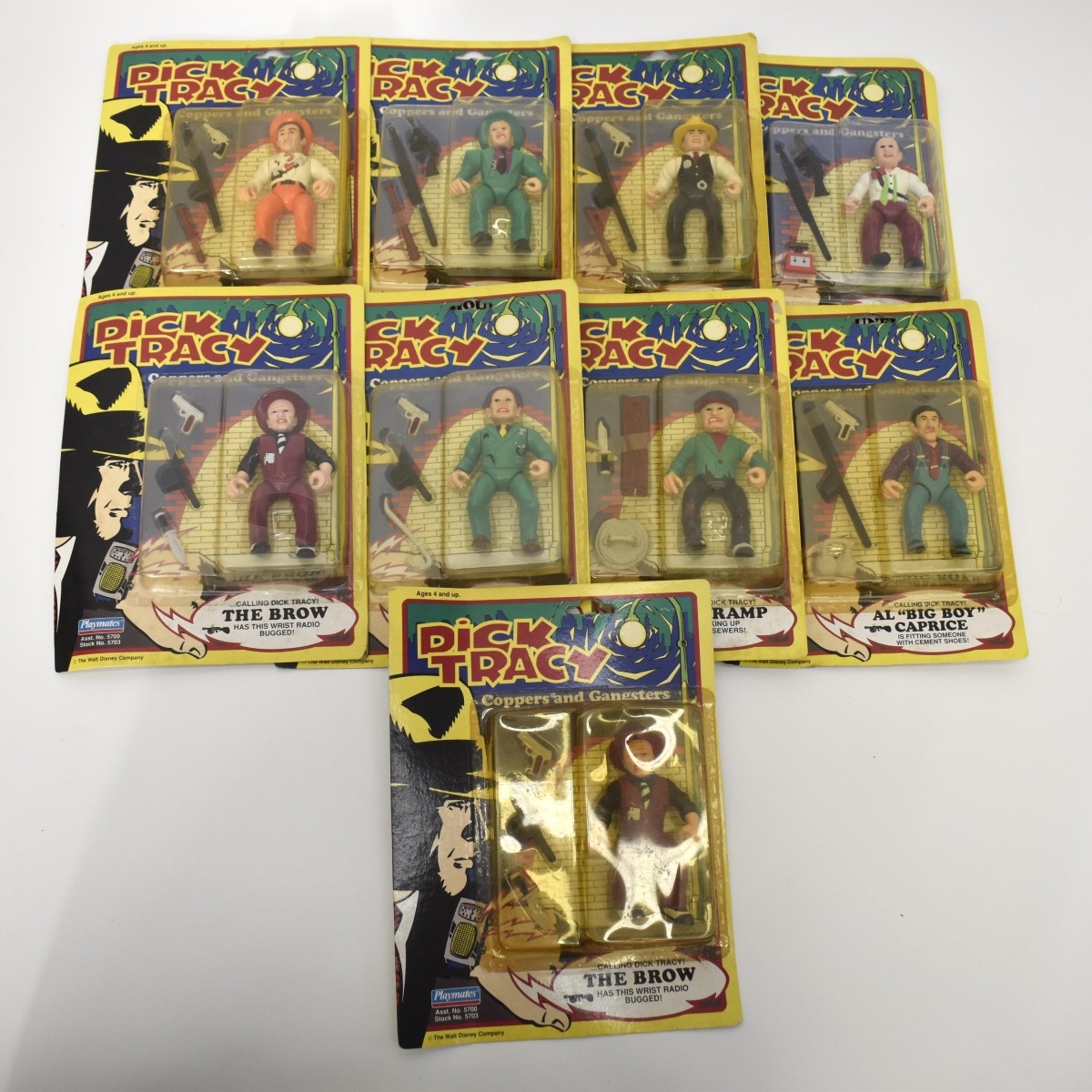 Box Lot of Vintage Dick Tracy Toys