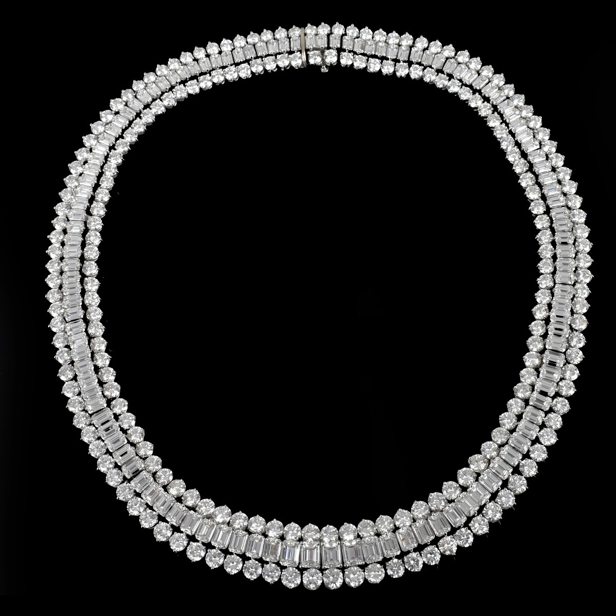 Oscar Heyman Diamond and Platinum Necklace