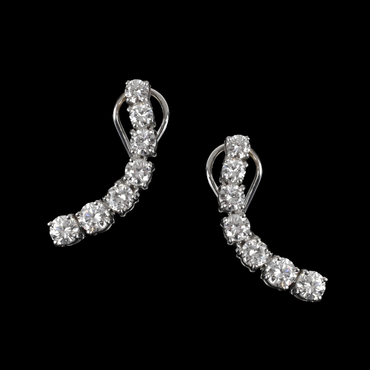 Diamond and 14K Earrings