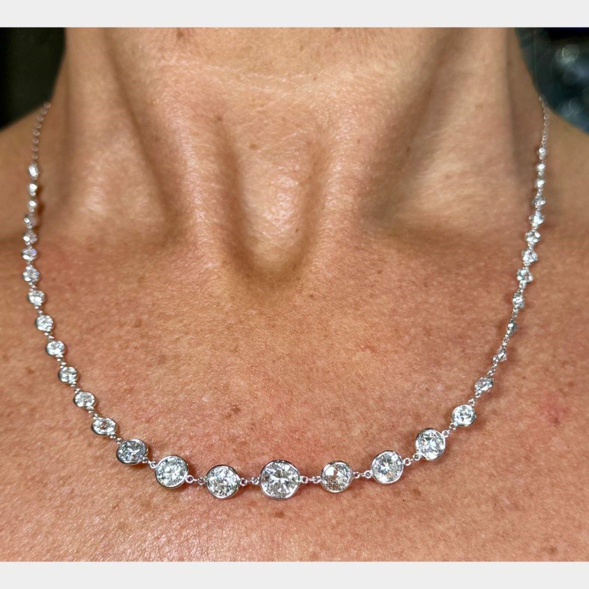 Diamond and Platinum Necklace