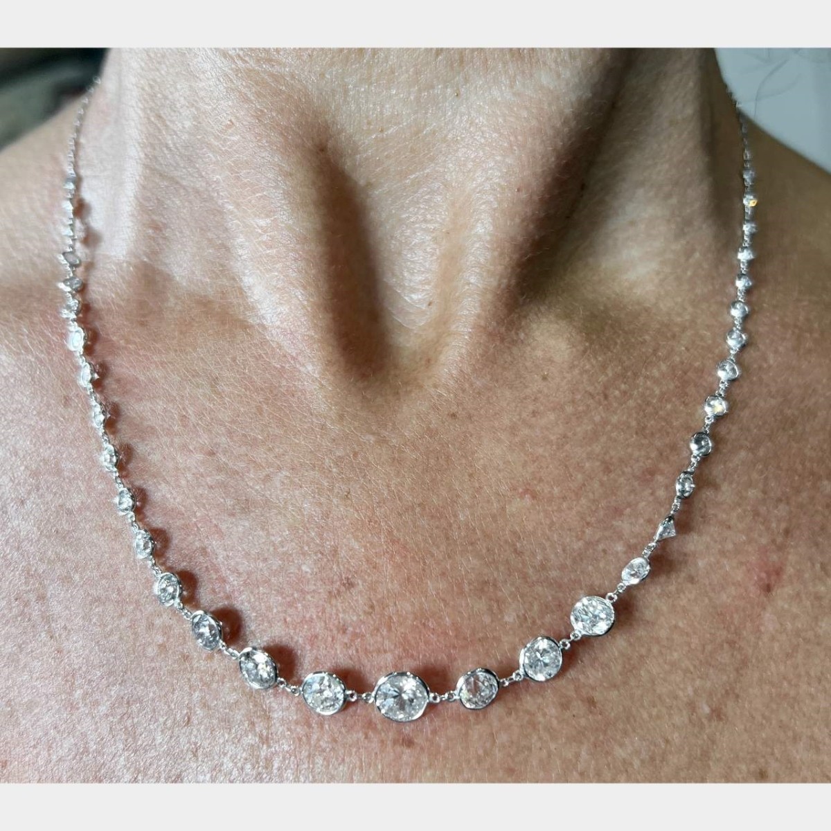 Diamond and Platinum Necklace