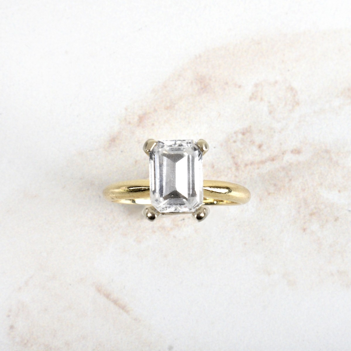 Diamond and 14K Ring