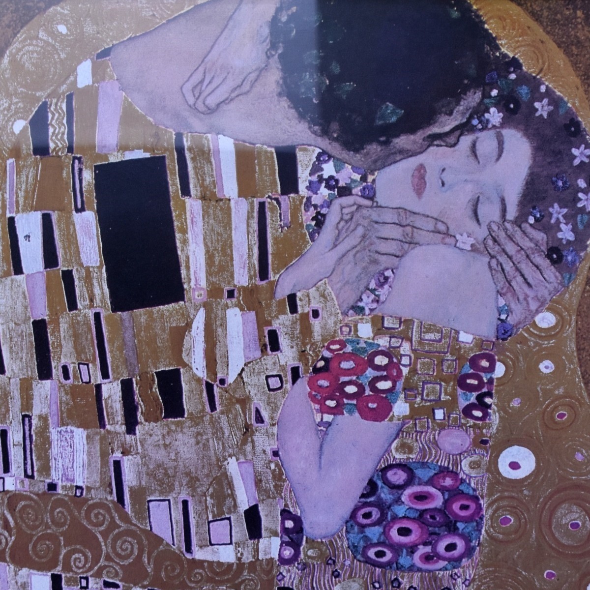 After: Gustav Klimt (1862 - 1918) "The Kiss" Print