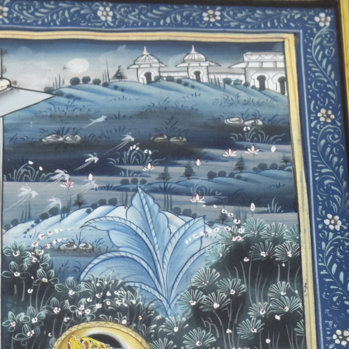 Mughal Framed Watercolor