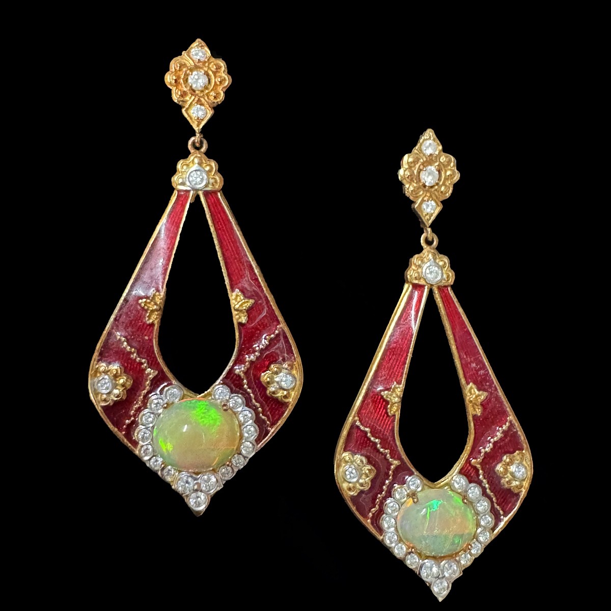 Harry Stambolian 18K Earrings