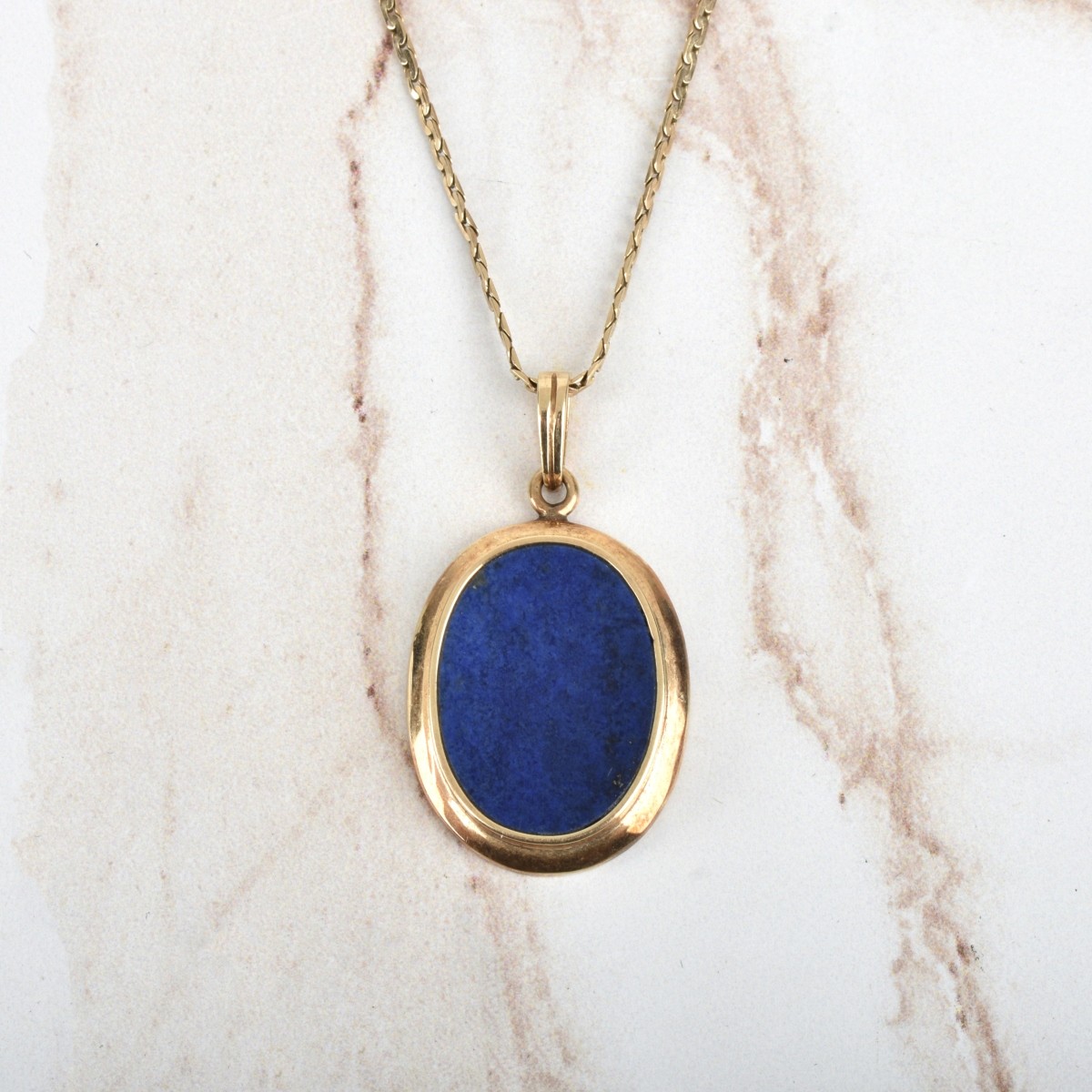 Lapis Lazuli and 14K Necklace