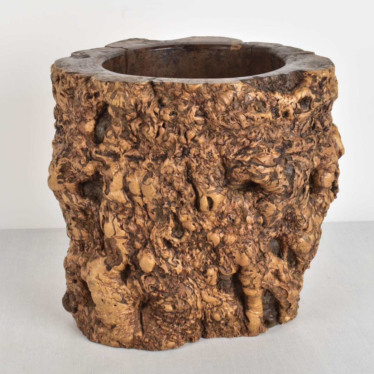 Antique Chinese Gnarled Root Brush Pot