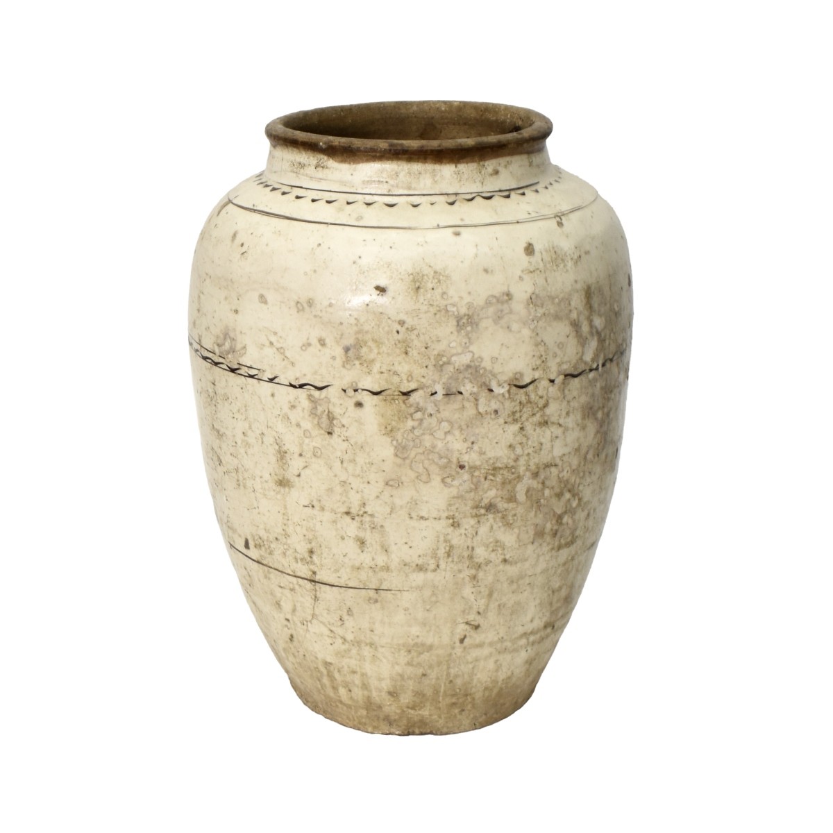 Large Chinese Song Dynasty Cizhou Style Pot