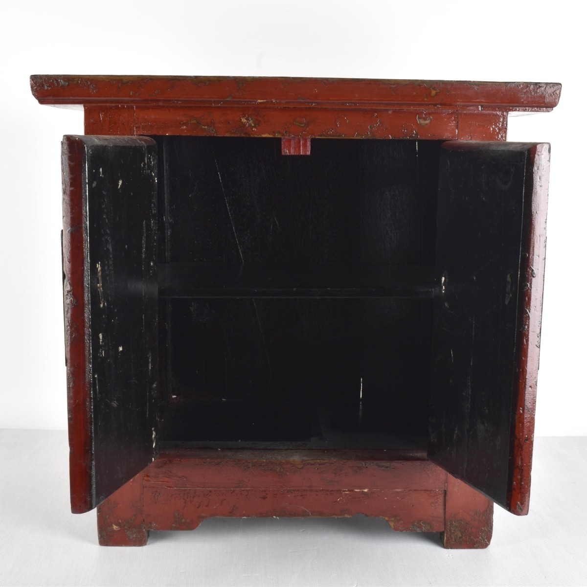 Antique Chinese Red Lacquered Cabinet