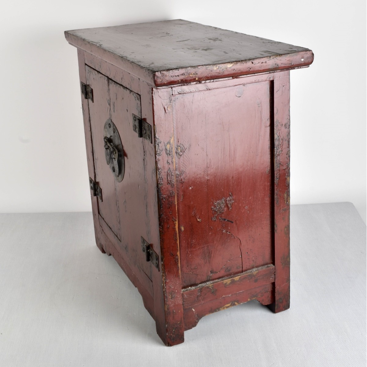 Antique Chinese Red Lacquered Cabinet