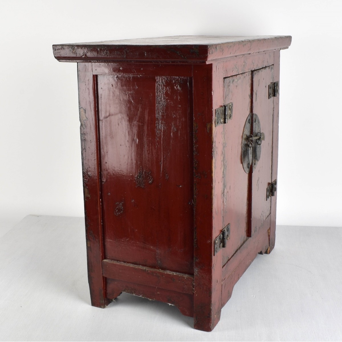 Antique Chinese Red Lacquered Cabinet