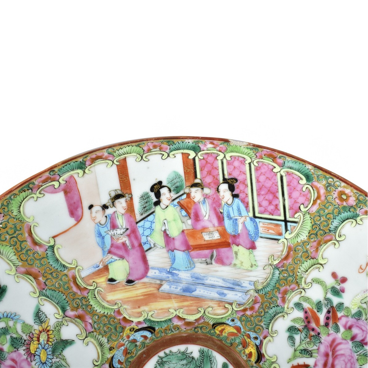 Asian Porcelain Plate and Bowl