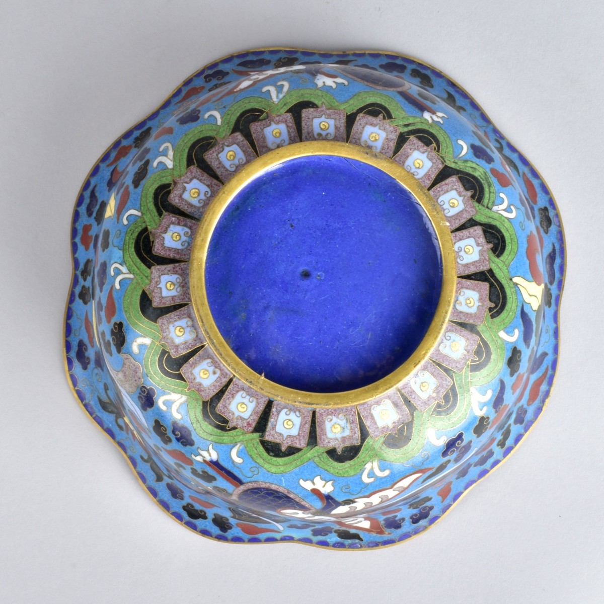 Vintage Chinese Cloisonne Bowl