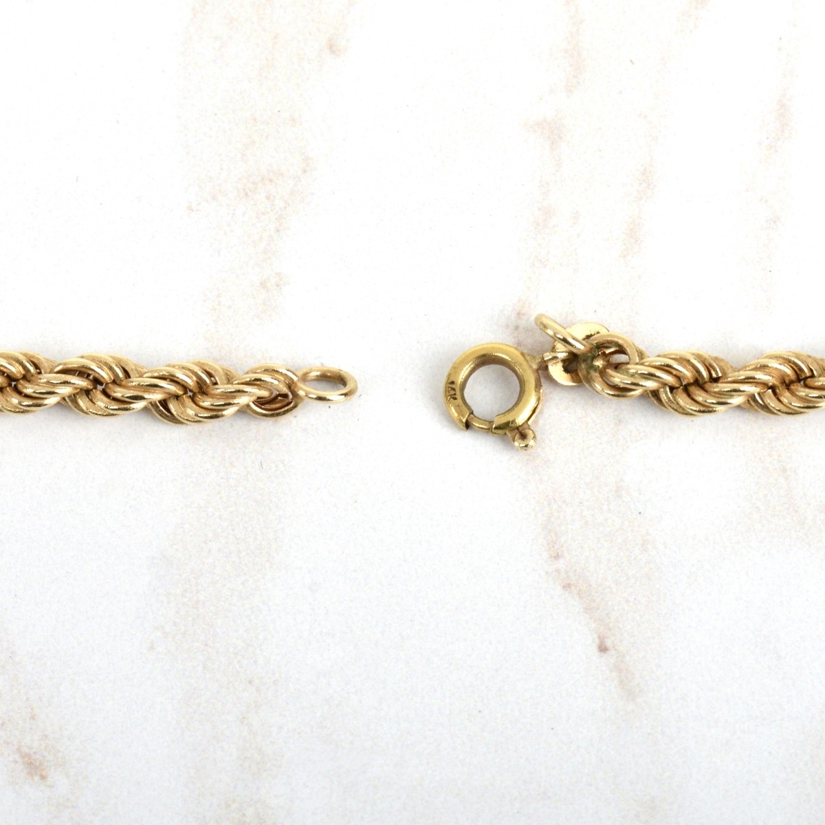 14K Rope Chain