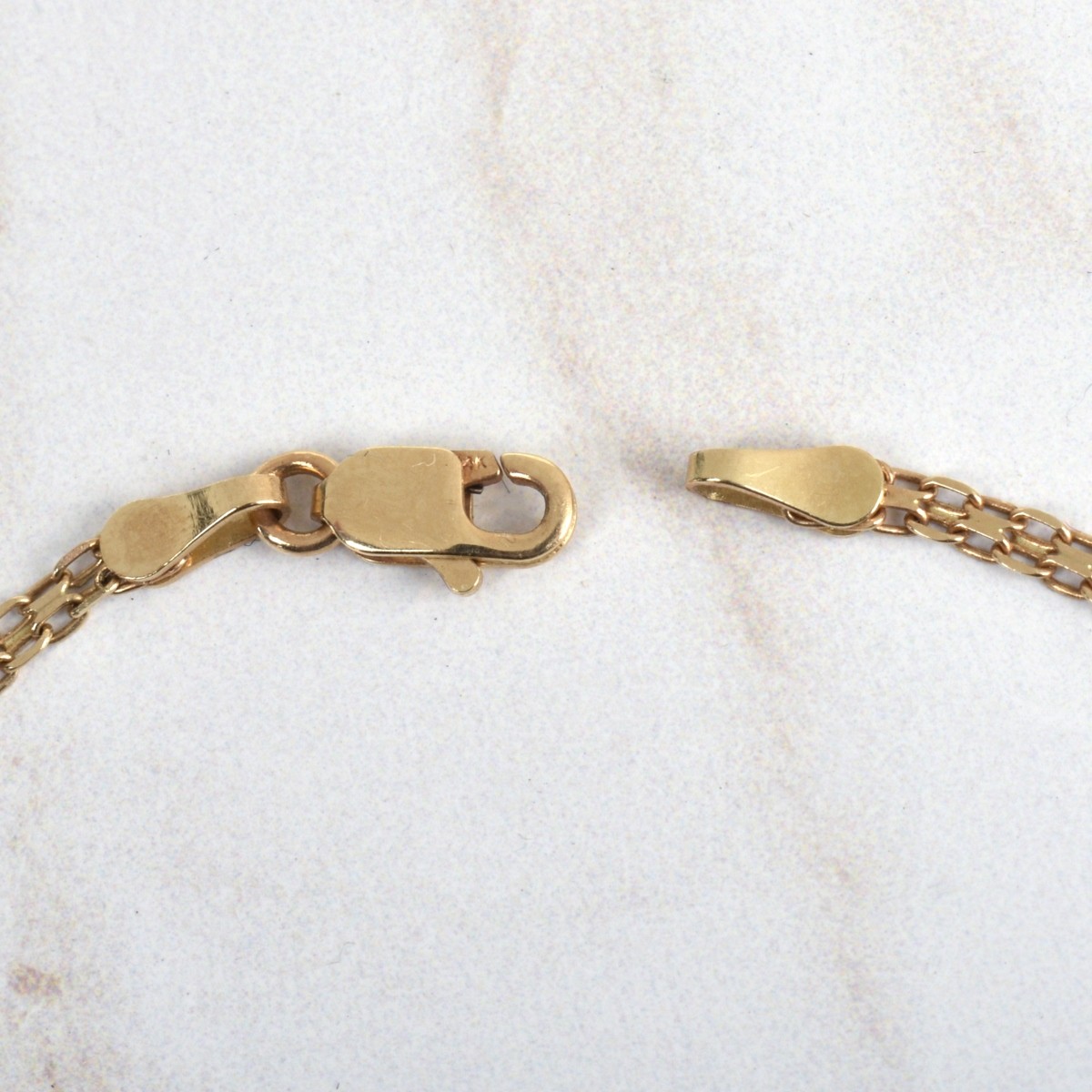 Gemstone and 14K Bracelet