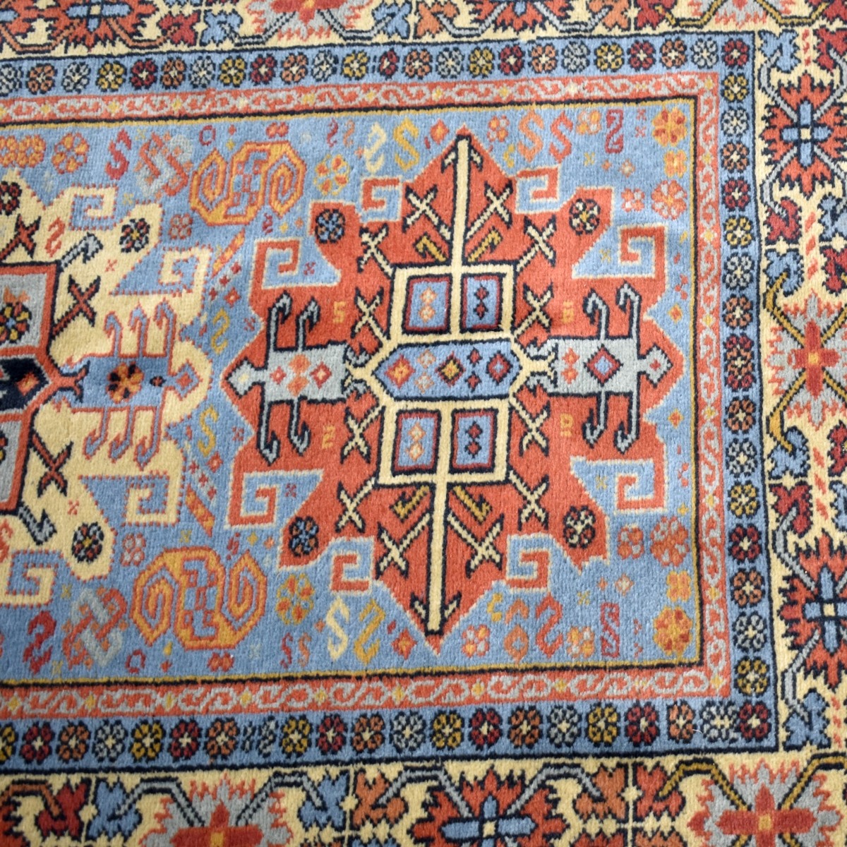 Persian Kazak Wool Rug