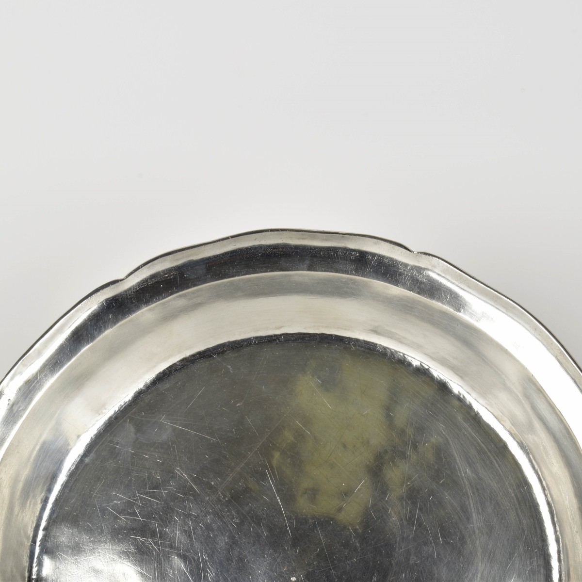 Spanish Colonial Silver Hand Hammered Serving Bowl