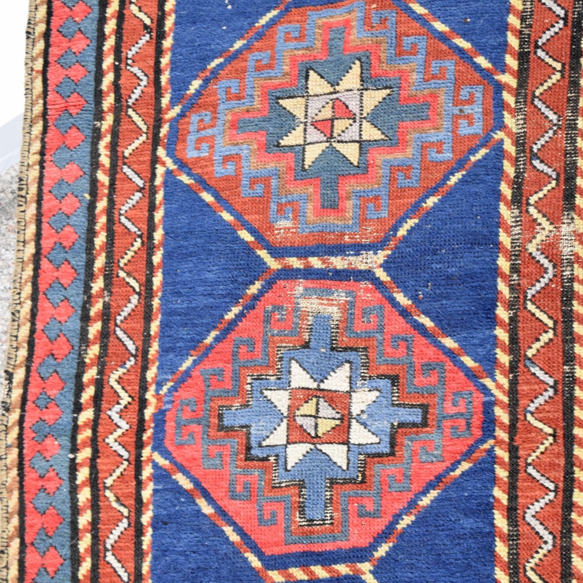 Kazak Caucasian Wool Rug