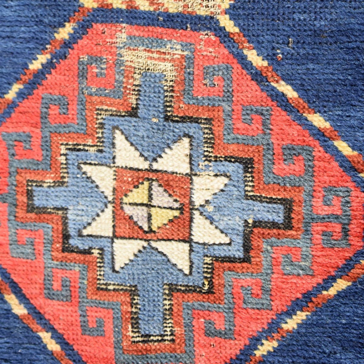 Kazak Caucasian Wool Rug