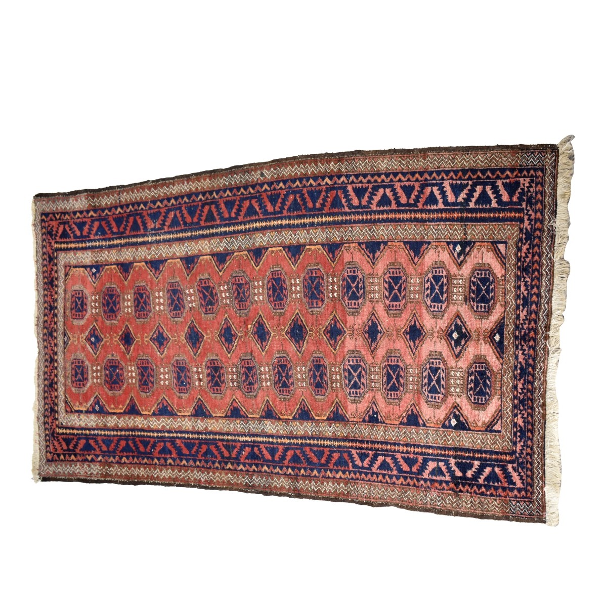 Vintage Persian Kurdish Wool Rug