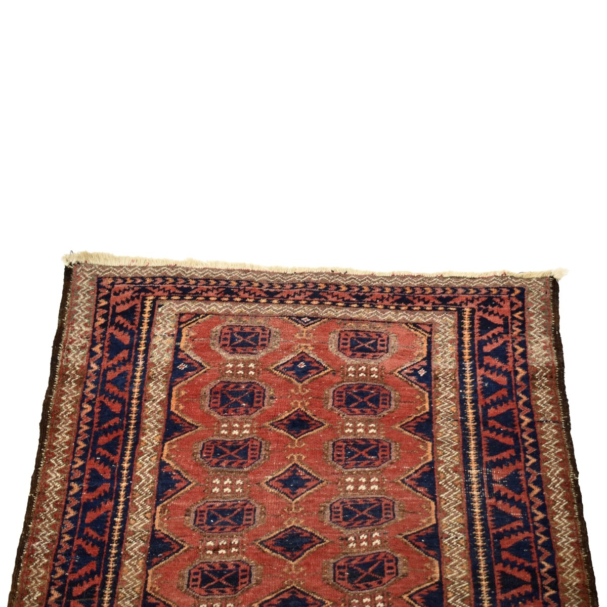 Vintage Persian Kurdish Wool Rug