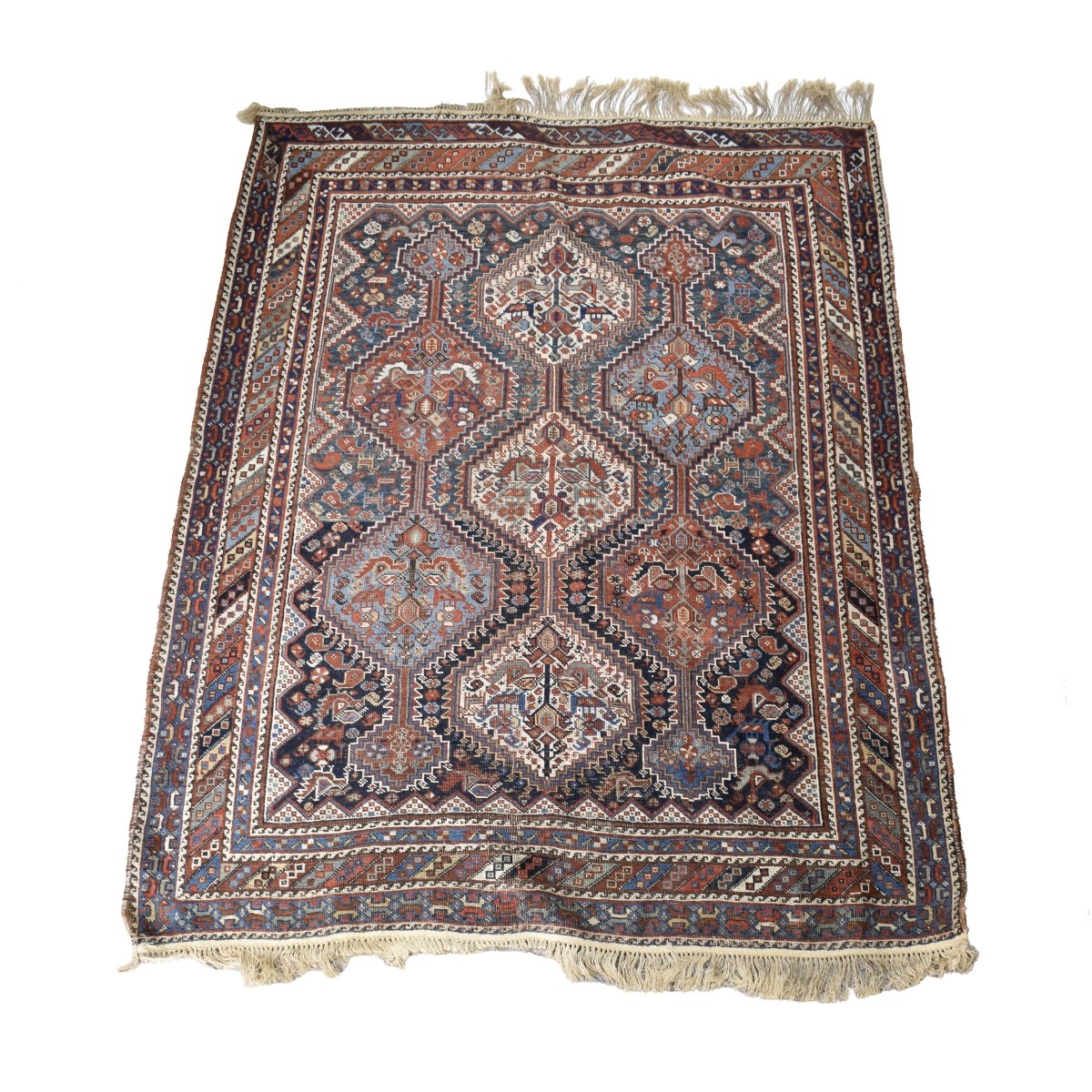 Vintage Antique Qashqui Rug