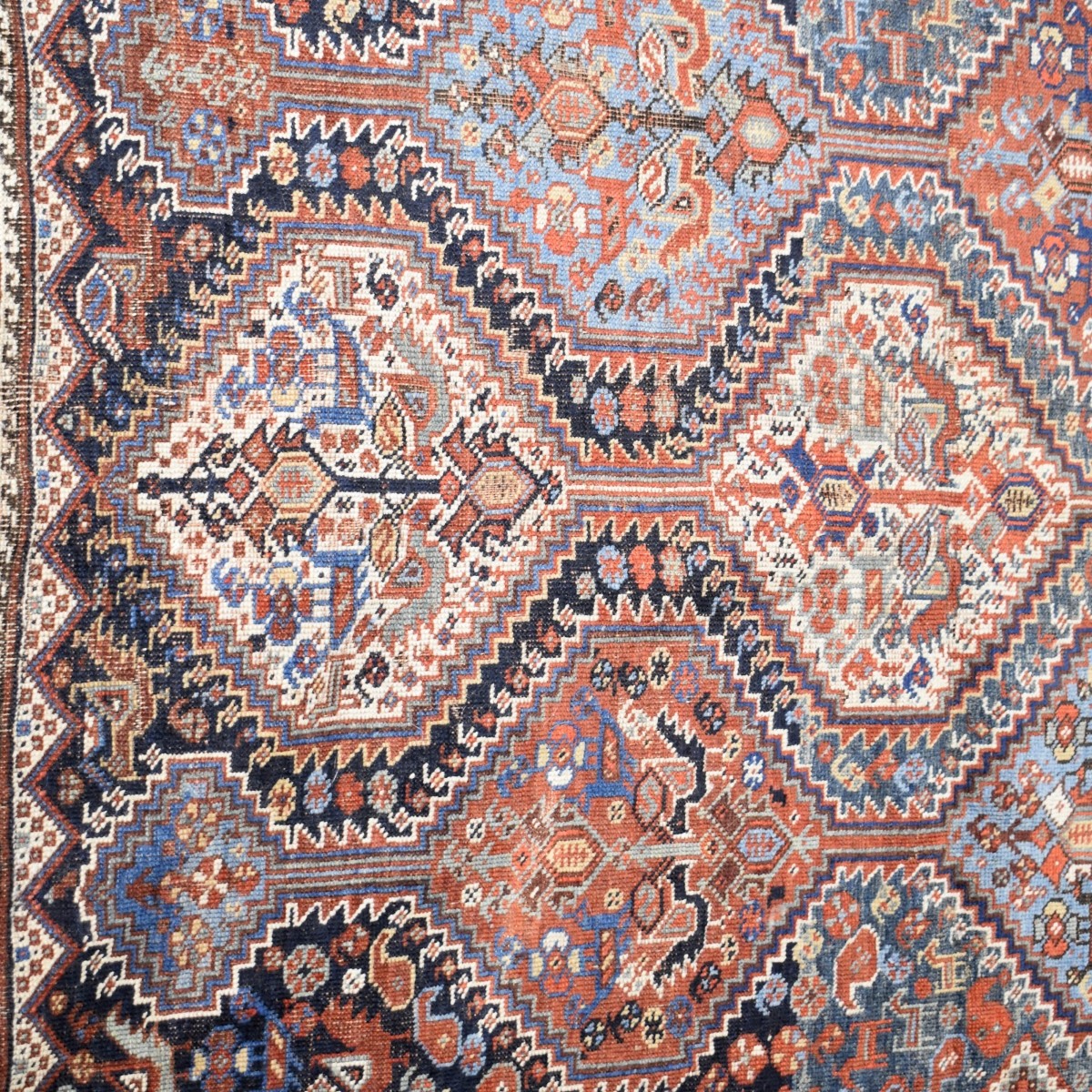 Vintage Antique Qashqui Rug