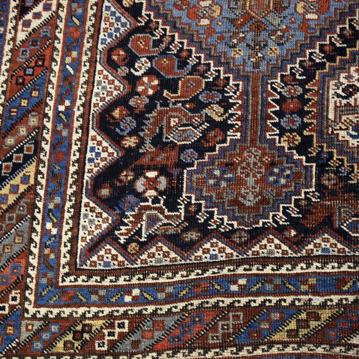 Vintage Antique Qashqui Rug